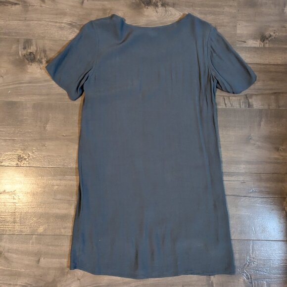 Aritzia Wilfred Free Teigan Tshirt Dress Cobalt Blue - Picture 5 of 7